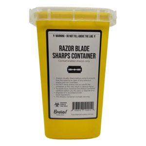 sharps container - yellow